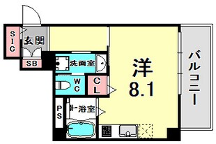 ゼフィール春日野道の物件間取画像